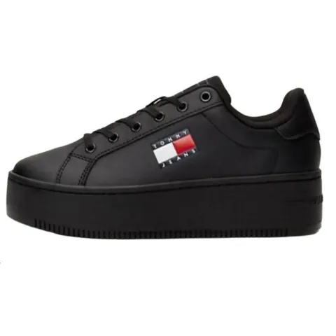 Tommy Jeans Flatform Leather Sneakers