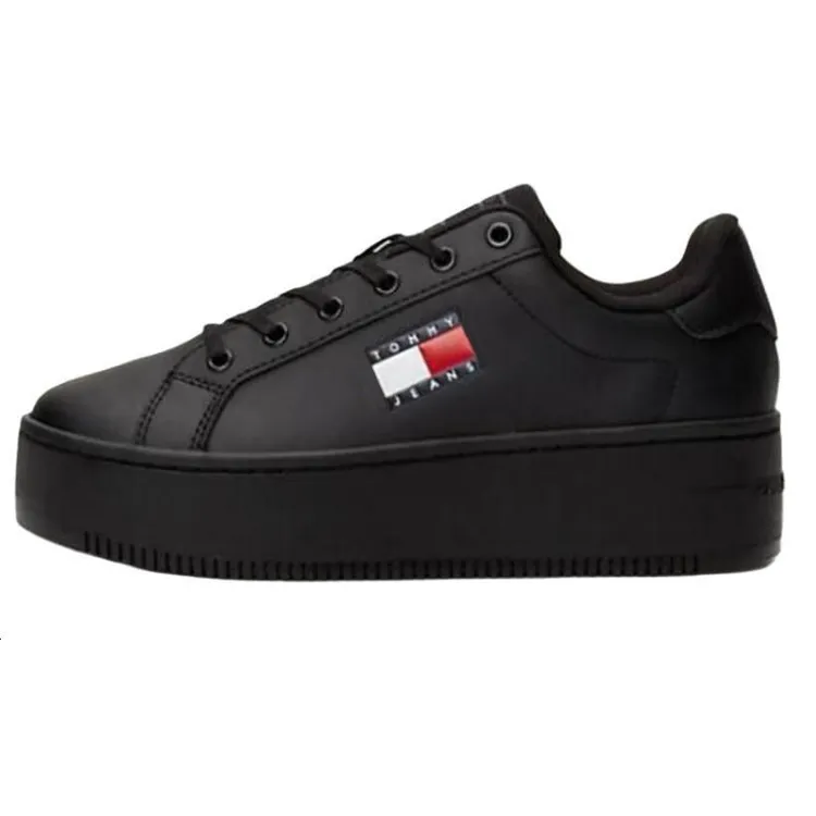 Tommy Jeans Flatform Leather Sneakers