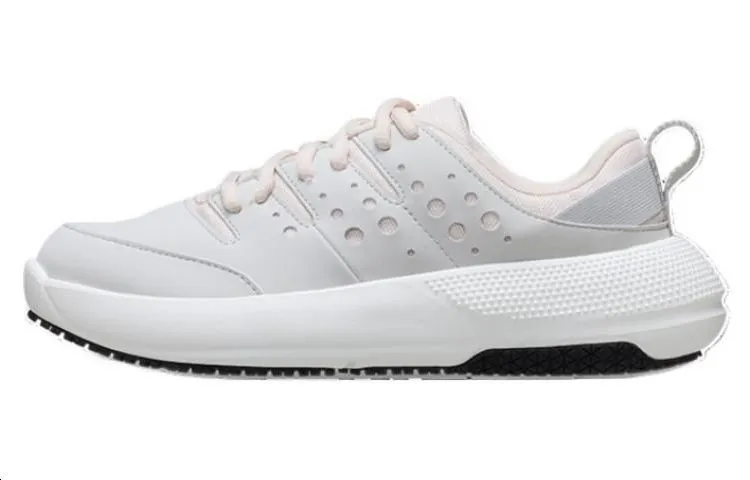 Crocs Leather Low top Casual Shoes Women's Gray