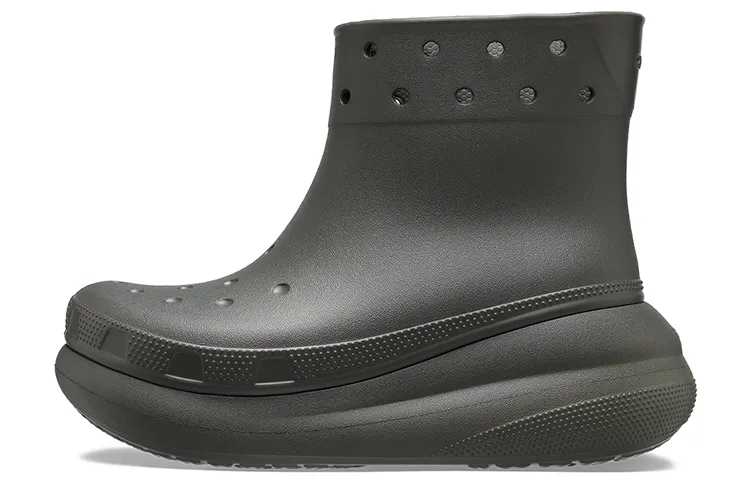 Crocs Classic Crush Rain Boot Dusty Olive Women's