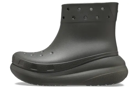 Crocs Classic Crush Rain Boot Dusty Olive Women's