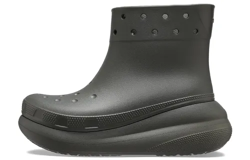 Crocs Classic Crush Rain Boot Dusty Olive Women's