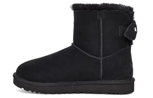 UGG Suede Bow Mini 'Black' Women's
