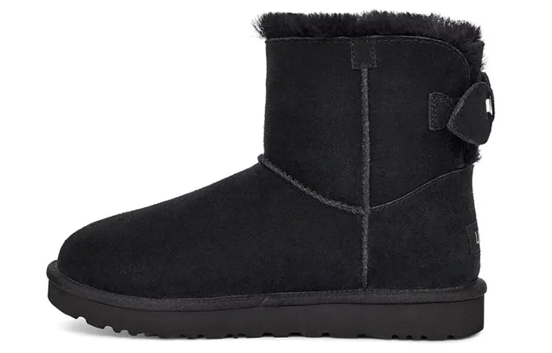 UGG Suede Bow Mini 'Black' Women's
