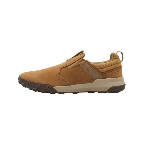 CAT Cow Leather Low top Casual Shoes Men's Light Khaki