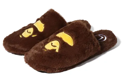 BAPE Ape Head Slipper Brown