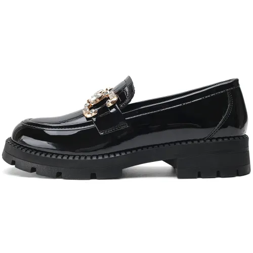 D FUSE SCANDINAVIA JK Uniform Women's Small Leather Shoes Casual Shoes Cow Split Leather Loafers Women's