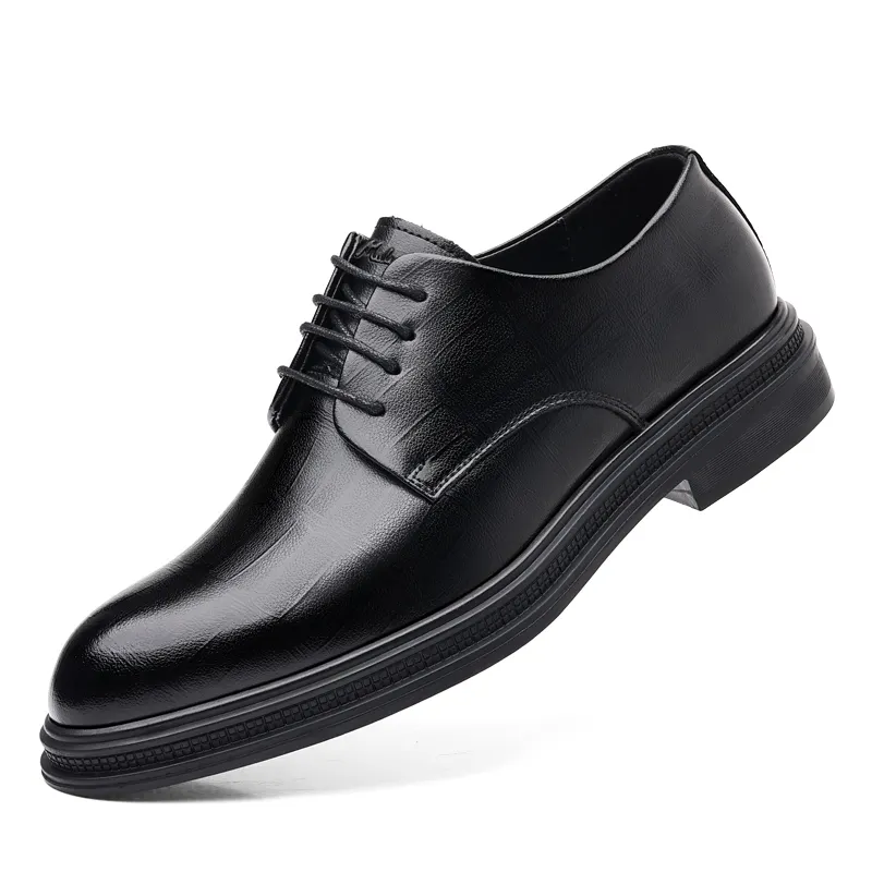 Mulinsen two-layer cowhide British style Korean style formal leather shoes men's style
