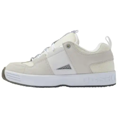 DC Shoes Leather Low top Casual Shoes Men's White