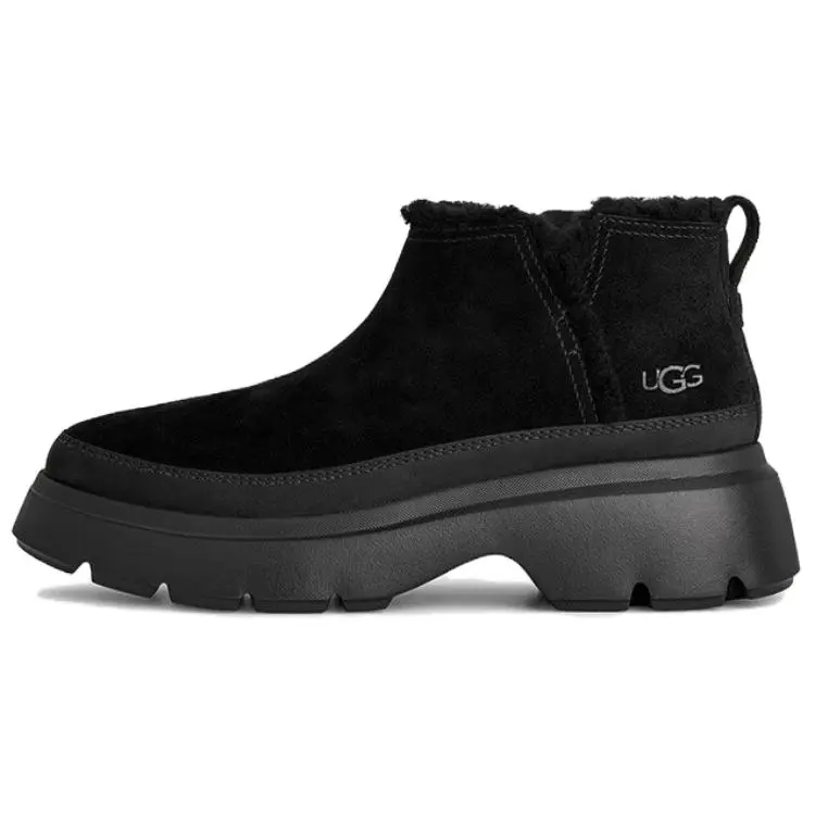 UGG Calimuze Ultra Mini Slip On Fleece Lined, Comfortable Minimalist Style Snow Boots Women's Black