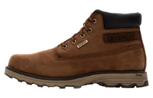 CAT Founder Wp Waterproof, Abrasion Resistant, Slip Resistant Short Outdoor Boots Men's Brown