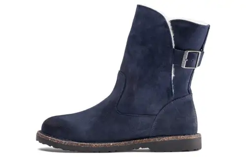 Birkenstock Suede Ankle Boots Women's Purple Regular