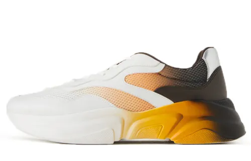 PEDRO Breathable Cushioning Low top Casual Shoes Men's Black Yellow White
