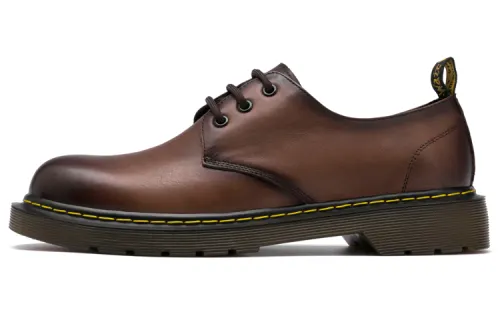 Anthony Miles Casual Leather Shoes Men's Low Top Brown