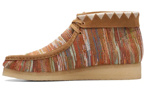 clarks Originals Wallabee Boot Ginger Fabric