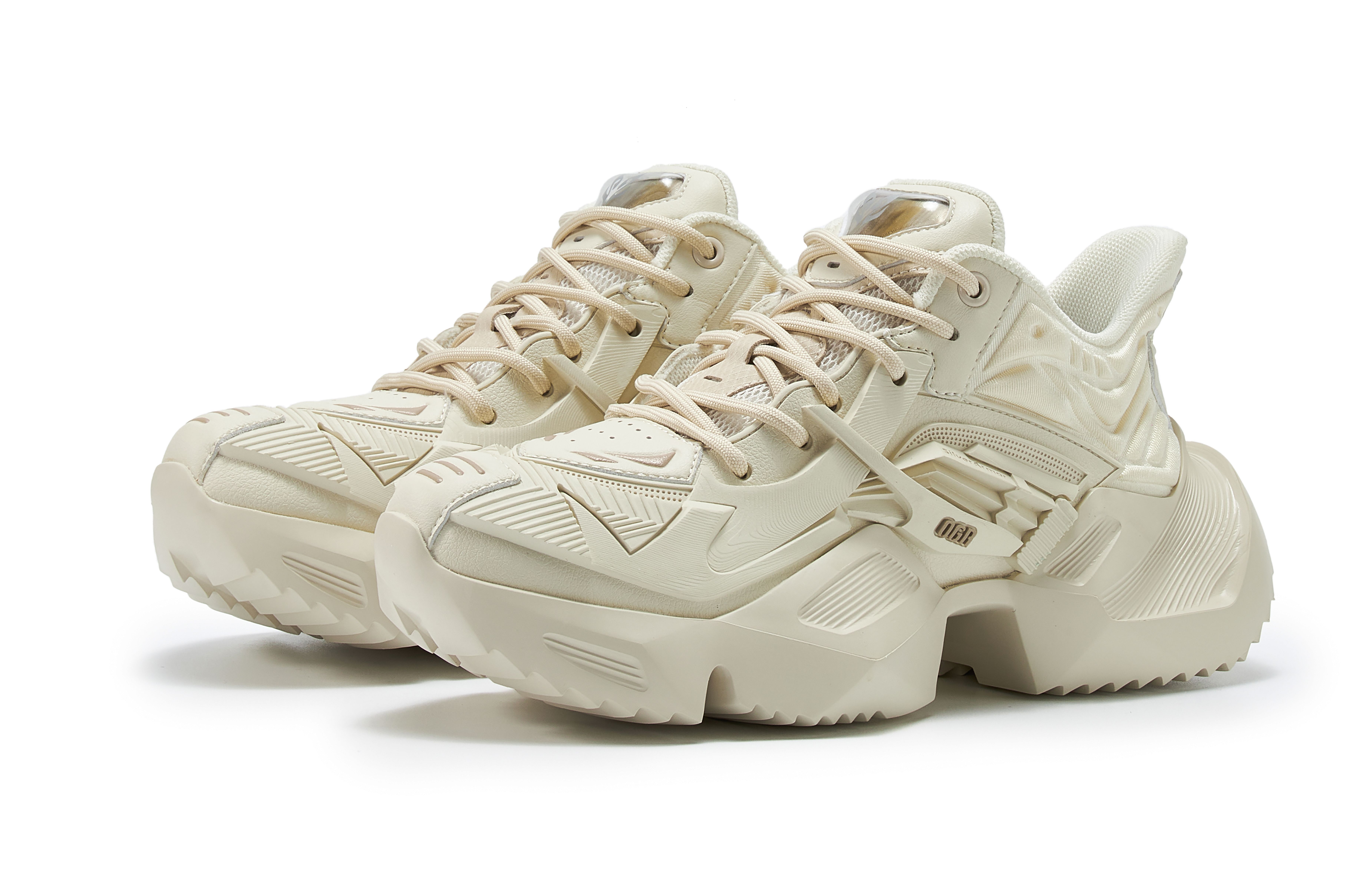 OGR Mecha 2.0 Collection Low top Chunky Sneakers Unisex Weathered Apricot