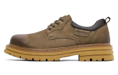 Dickies Work Boots Men's Low-top Yellow Brown/Camel