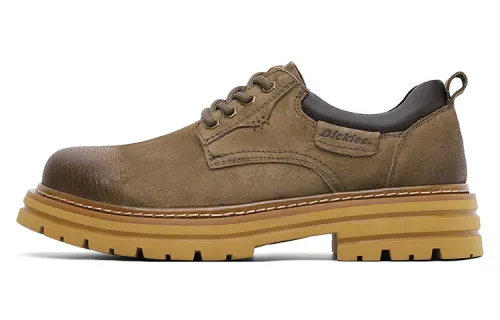 Dickies Work Boots Men's Low Top Yellow Brown/Camel