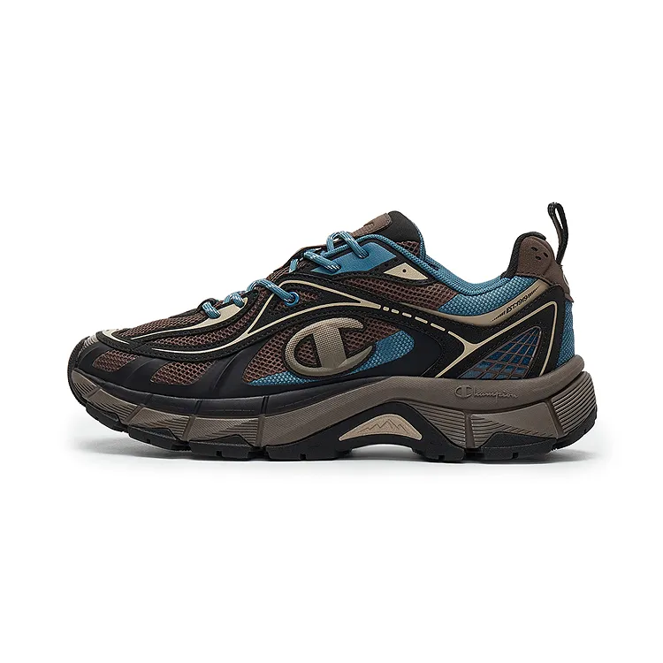 Champion Synthetic Leather Low top Running Shoes Men's Baroque Brown/Black