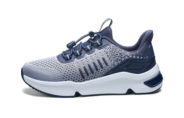 ZULIZ Versatile Slip Resistant Abrasion Resistant Low top Casual Shoes Unisex Light Gray