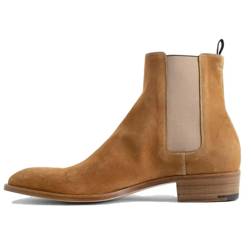 PREMIATA Short Chelsea Boots Men's Brown