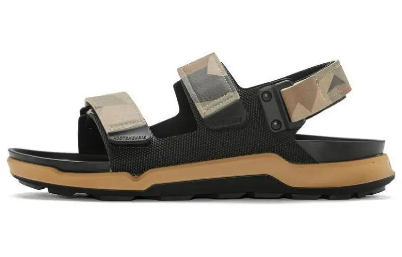 Birkenstock Pu Beach Sandals Men's Camouflage Gray
