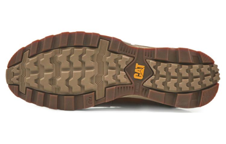 CAT Prez WP Cushioning Slip Resistant Abrasion Resistant Low top Outdoor Shoes Brown