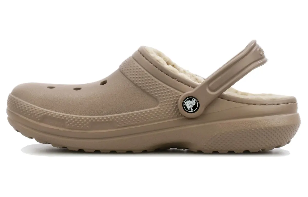 Crocs Classic Lined Beach Sandals Men's Light Brown