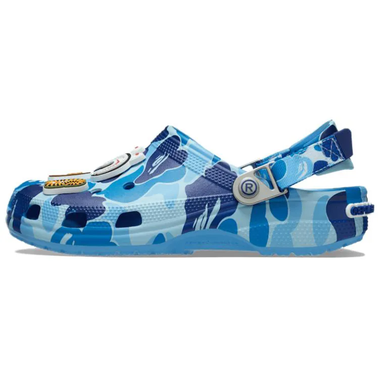 Crocs x A BATHING APE Classic Clog Clogs Unisex Blue