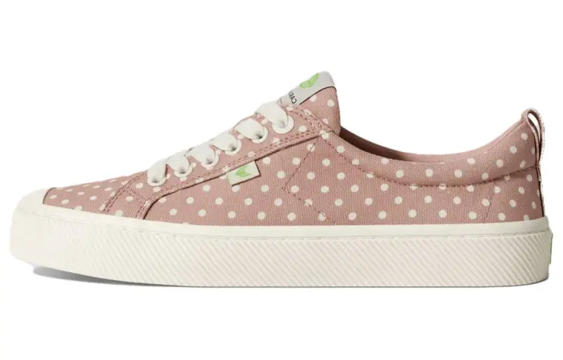 Cariuma Oca Low polka-dot organic cotton sneakers
