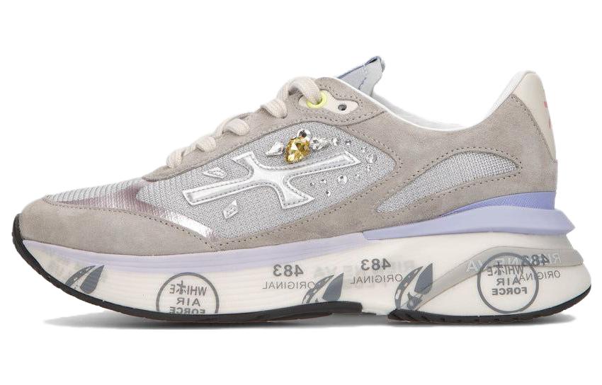PREMIATA Leather Low top Casual Shoes Women's Gray