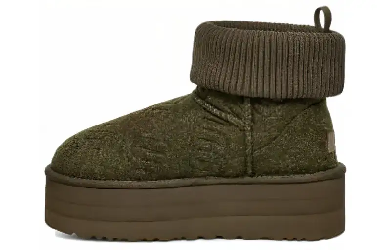 UGG Classic Mini Platform Felted Boot Forest Night Women's