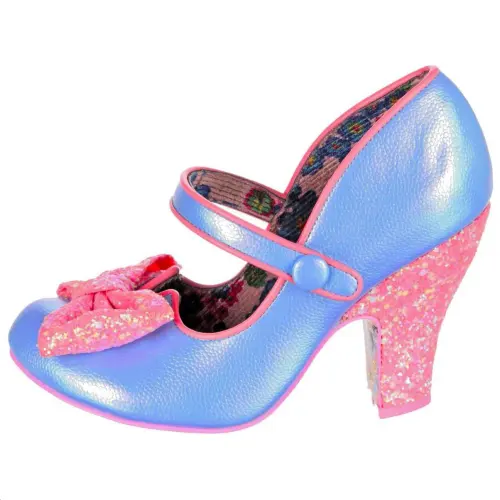 IRREGULAR CHOICE Chunky Heel High Heels Women's Blue