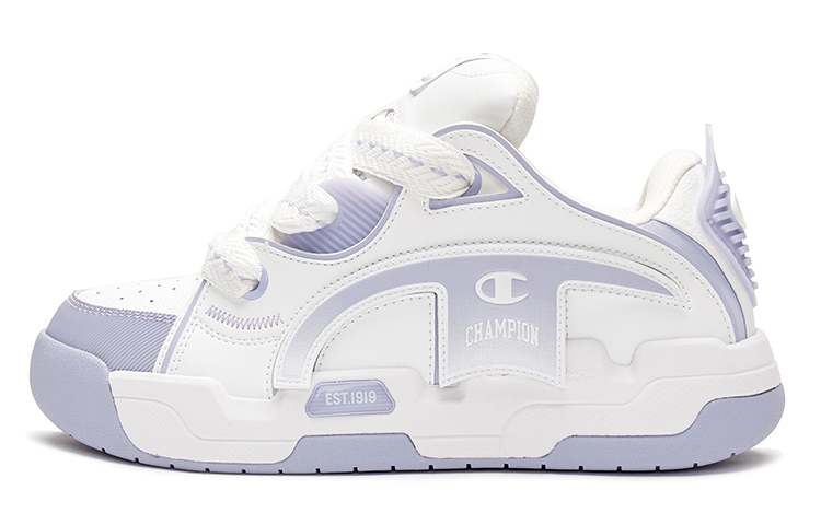 Champion Low top Skateboard Shoes Women's Gray Purple