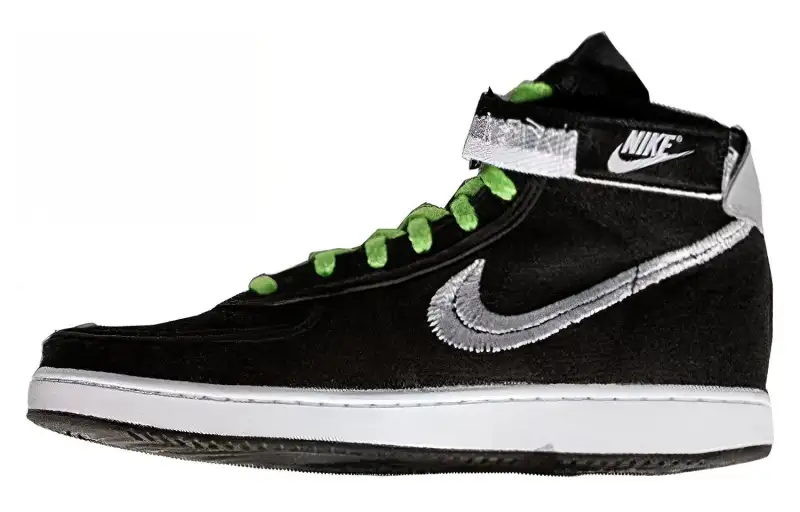 Nike x Stussy Air Vandal Abrasion Resistant Breathable High top Skateboard Shoes Unisex Black White