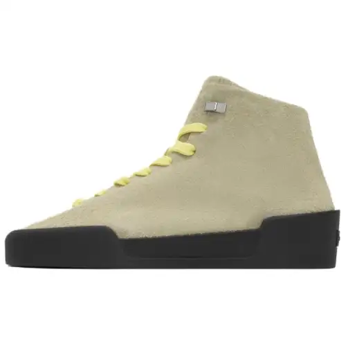 Fear Of God Suede High top Skateboard Shoes Unisex Light Green
