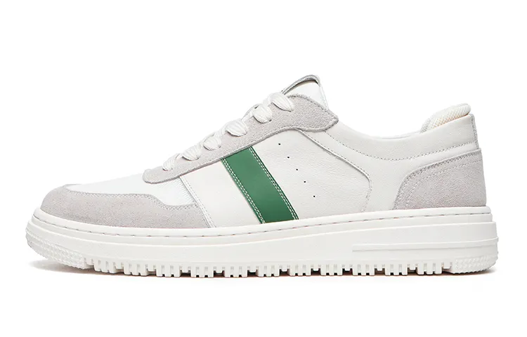 EVERAU Skateboard Shoes Men's Low Top White