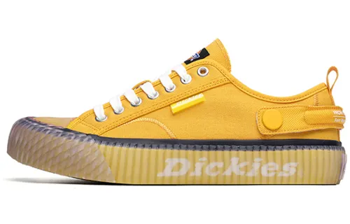 Dickies Canvas Shoes Unisex Low Top Yellow