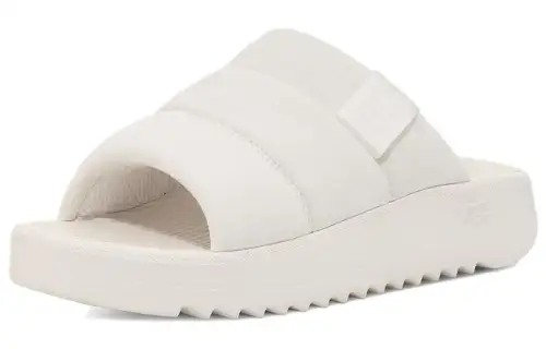 UGG Maxxer Fabric Stylish Sandal Men's White