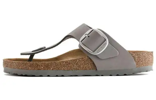 Birkenstock Suede Flip Flops Women's Dove Gray