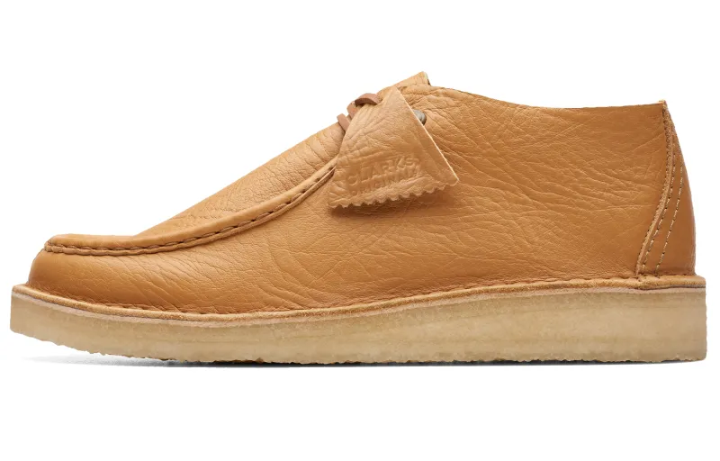 Clarks Originals Cow Leather Low top Casual Shoes Men's Brown