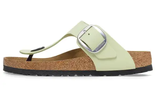 Birkenstock Flip Flops Women's Light Green Regular
