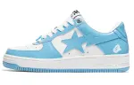 BAPE A BATHING APE Bape Sta Patent Leather Blue White