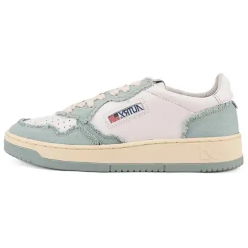 AUTRY Low top Skateboard Shoes Men's White Blue