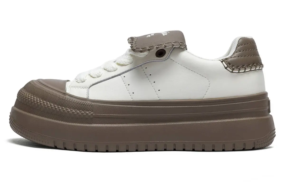 Dickies Low top Skateboard Shoes Women's Beige Brown