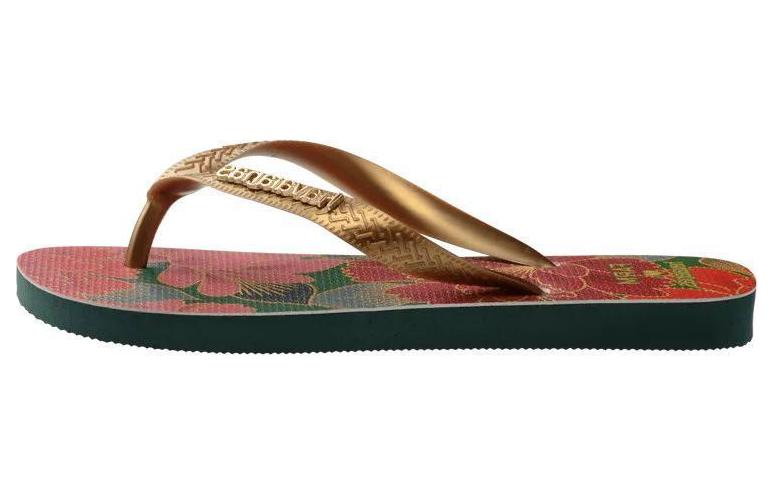 Farm Rio x Havaianas Slip Resistant Abrasion Resistant Abrasion Resistant Flip Flops Women's Red
