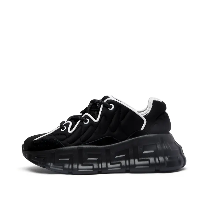 Anthony Miles Cow Leather Low top Casual Shoes Men's Black