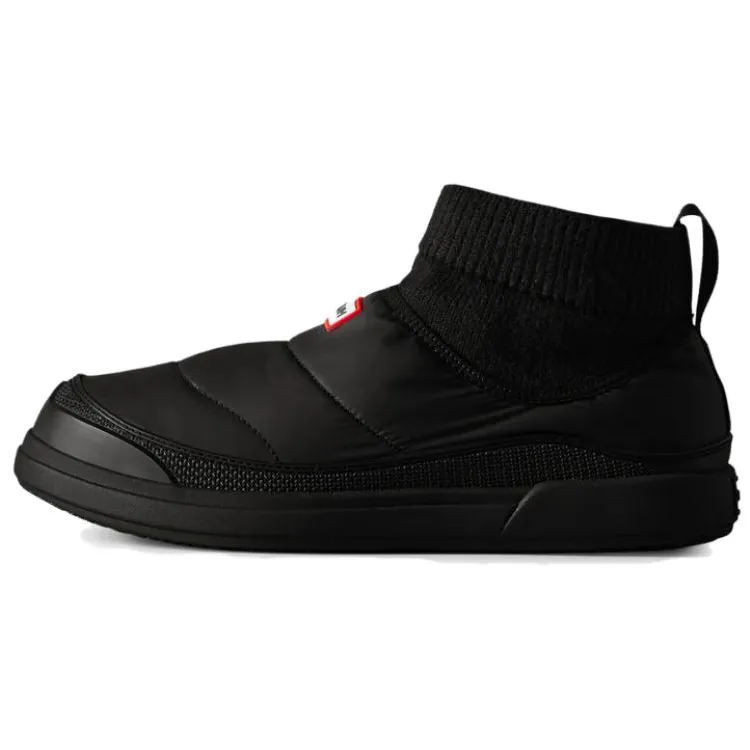 HUNTER Thermal Slip Resistant Thermal Slip Resistant Comfortable Short Snow Boots Men's Black