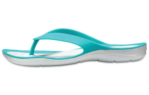 Crocs Abrasion Resistant Flip Flops Women's Light Blue