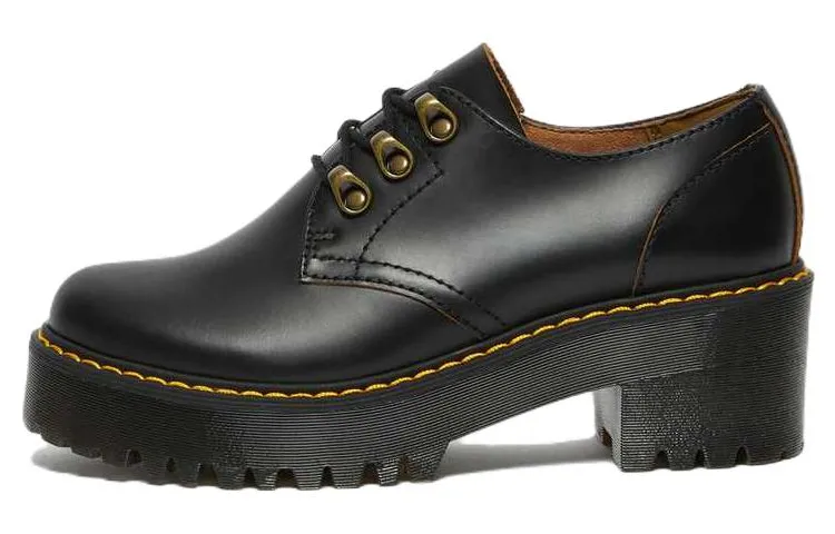 Dr.Martens Leather Casual Shoes Women's Black